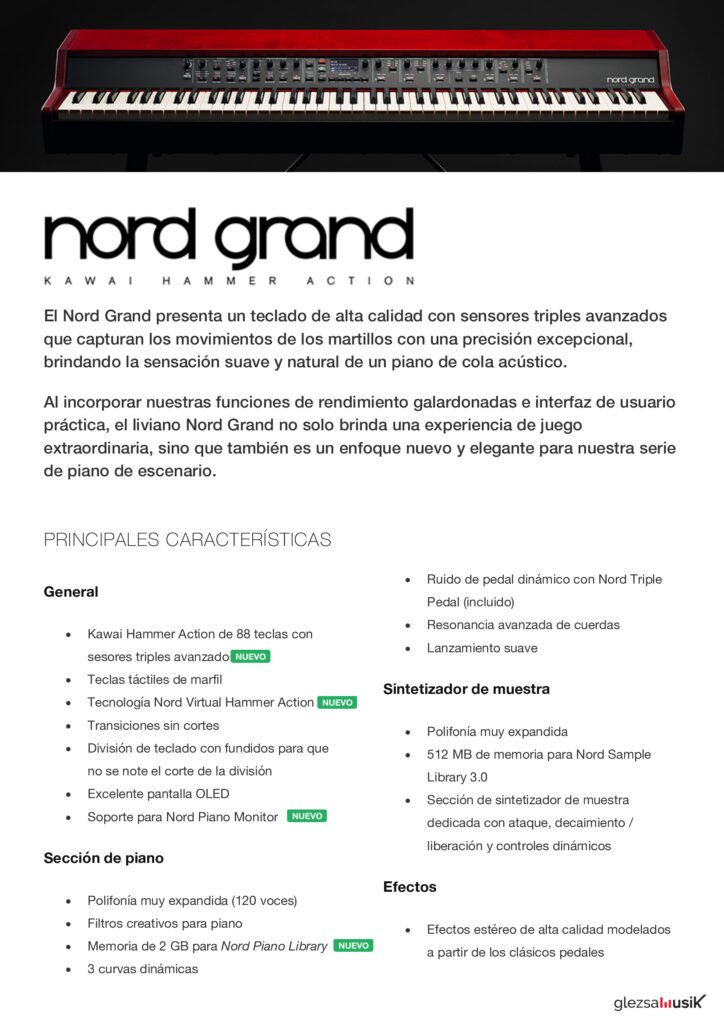 NORD GRAND – Información general