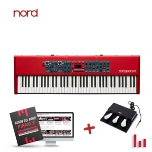 nord piano 5 73 con curso glezsamusik